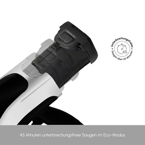 Karaca Vantuz Power Force Akku Staubsauger Standstaubsauger, Weiß