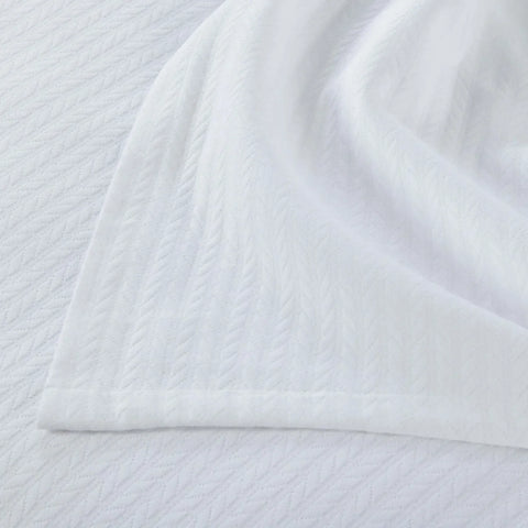 Karaca White Collection Victore Weiße Baumwolle Doppelt Piqué