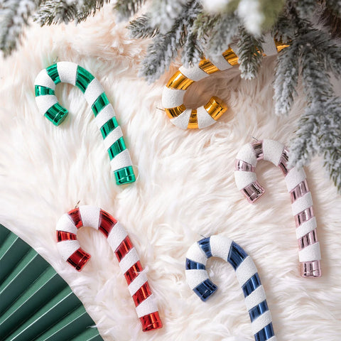 Karaca Home Weihnachten Zuckerstange Baumschmuck Set, 6 Teilig, 14 cm