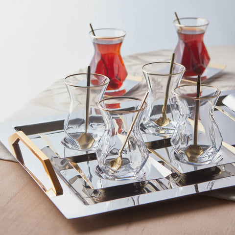 Karaca Arya für 12 Personen Tee Set, 40 Teilig 