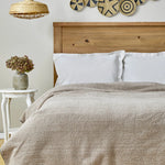 Karaca Home Faye Einzel Sherpa Decke, Beige