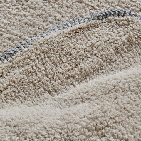 Karaca Home Faye Einzel Sherpa Decke, Beige 
