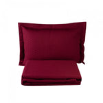 Karaca Home Charm Bold Einzelne Bettdecke Set, Burgundy