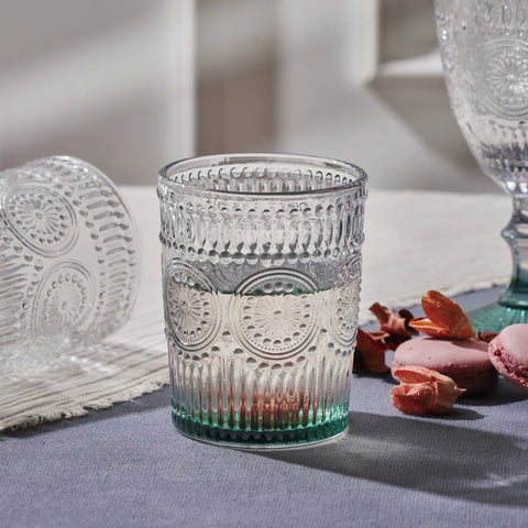 Karaca Sunflower Wasserglas, Grün