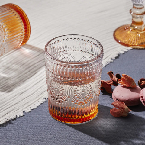 Karaca Sunflower Wasserglas, Orange
