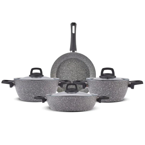 Karaca Gris BioGranit Kochtopf-Set 7- teilig