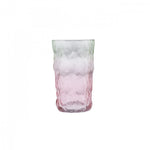Karaca Glacier Getränke Glas, Rot Grün, 383 ml