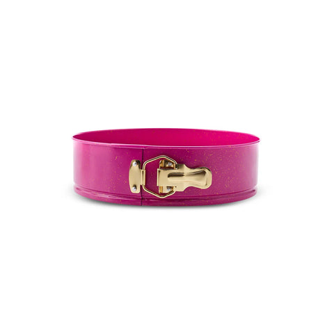 Karaca Süper Tortenform Set, 2 Teilig, Grau Fuchsia, 28-24 cm