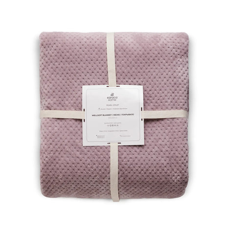 Karaca Pearl Baby Fleece Wellsoft TV Decke, Violett