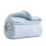 Karaca Pearl Baby Fleece Wellsoft TV Decke, Blau