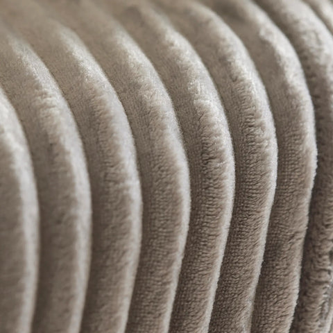 Karaca Ruby Stripe Wellsoft Doppel Decke, Grau