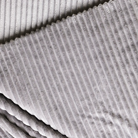 Karaca Ruby Stripe Wellsoft Einzel Decke, Grau