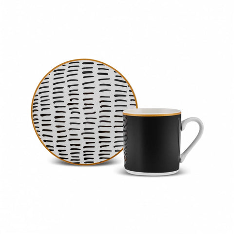 Karaca Toro Kaffeetasse für 6 Personen, 90 ml