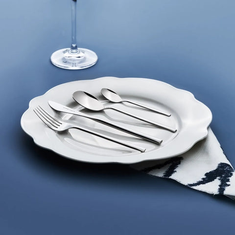 Karaca Liza Elegance 84-teiliges Besteckset für 12 Personen mit Box