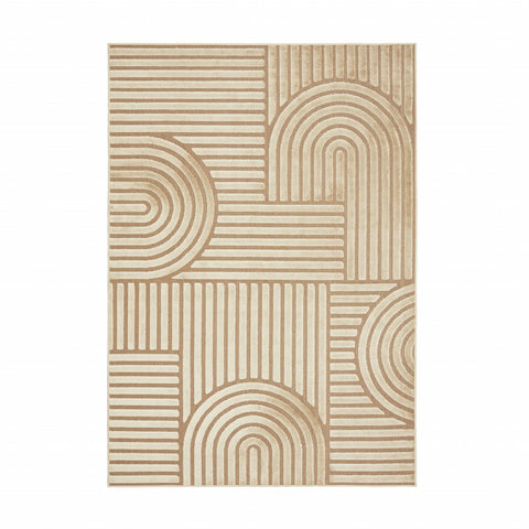 Kaşmir Halı 7/24 İskandinav Thor, Beige, 200x290 cm