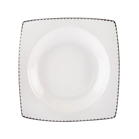 Karaca Glow 12 Personen Geschirrset, 57 Teilig, New Generation Bone