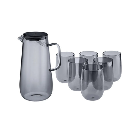 Karaca Parma Wasserset, 7 Teilig, Blau