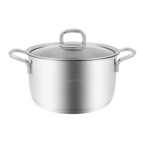 Karaca Sakura Powersteel 316+ Stahl Induktion Kochgeschirr-Set, 8-teiliges