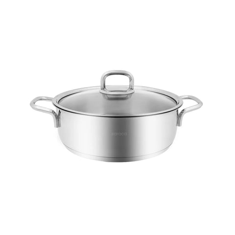 Karaca Sakura Powersteel 316+ Stahl Induktion Kochgeschirr-Set, 8-teiliges