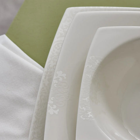 Karaca New Flava 6 Personen Geschirrset, 24 Teilig, Porzellan 