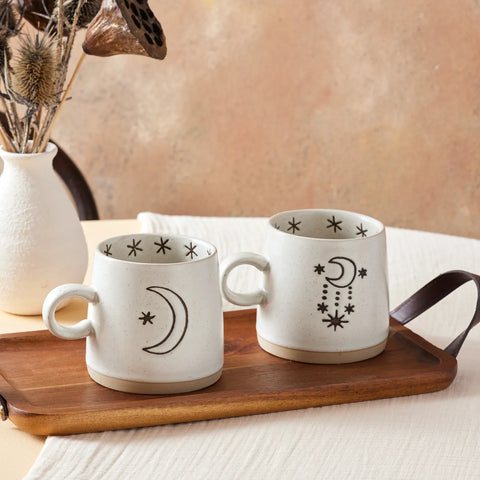 Karaca Mond & Sonne Tasse Set, 2 Teilig