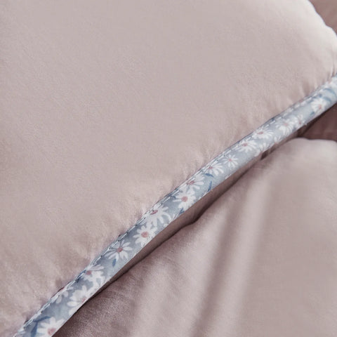 Karaca Dexie Doppel Bettdecken Set, Rosa, 200x200, 50x70 cm