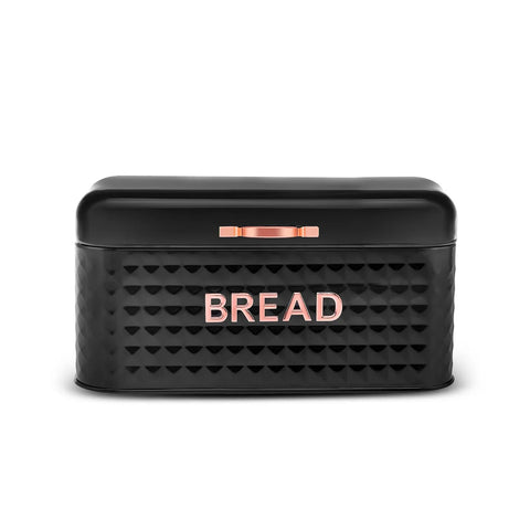 Karaca Diamant Brotbox, Vorratsbehälter Geschenk, Schwarz