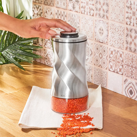 Karaca Tottori Inox Vakuum Behälter, Glas, Medium