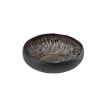 Karaca Galactic Reactive Glaze Servier Schale, Medium, Schwarz