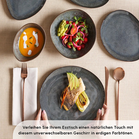 Karaca Bonn Reactive Geschirrset, 6 Personen, 24 teilig
