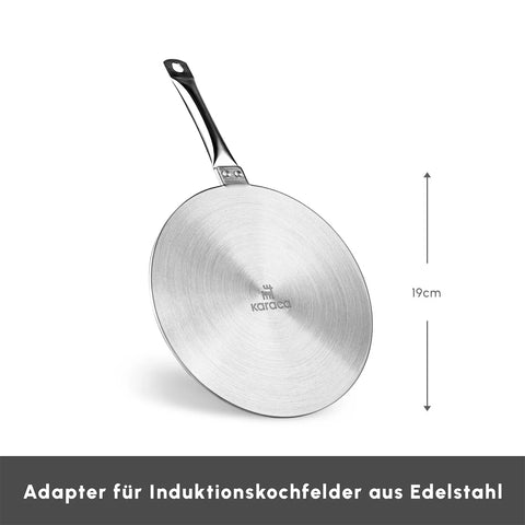 Karaca Induktions Sockel aus Stahl, 19 cm