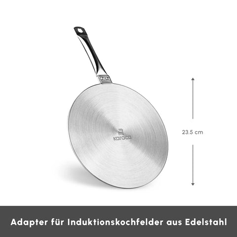 Karaca Induktions Sockel aus Stahl, 23,5 cm