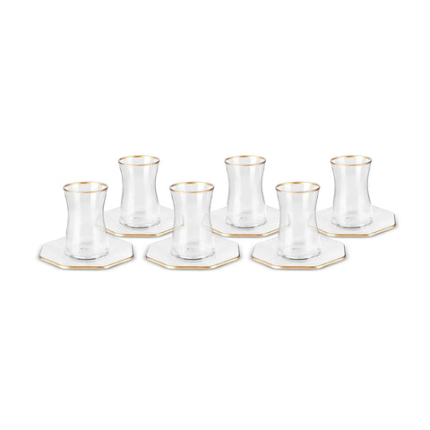 Karaca Hubble Tee-Set für 6 Personen, 12 Teilig