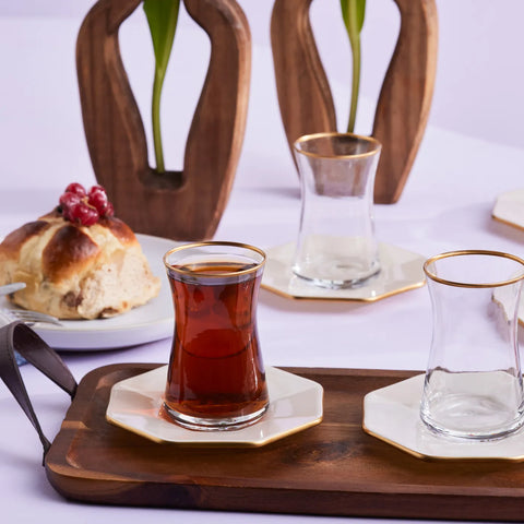 Karaca Hubble Tee-Set für 6 Personen, 12 Teilig