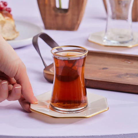 Karaca Hubble Tee-Set für 6 Personen, 12 Teilig