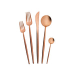 Karaca Jupiter Matte Rosegold Besteck Set, 30 Teilig