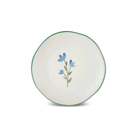 Karaca Primavera Blaue Blumen Brotteller