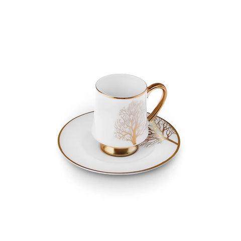 Karaca Afra Kaffeetasse für 6 Personen, 90 ml