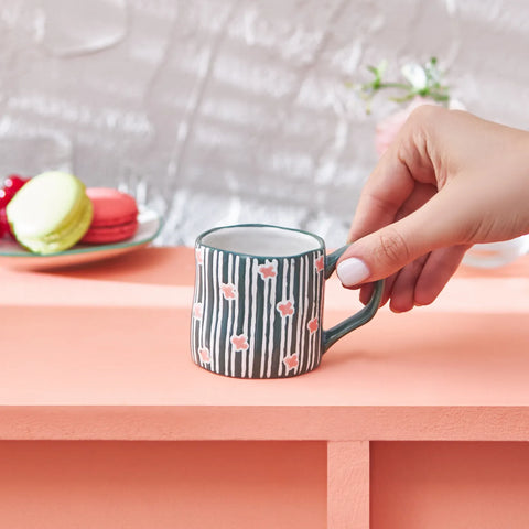 Karaca Primavera Espresso Tasse, Grün 