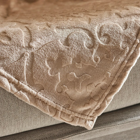 Karaca Laila Beige Decke, 220x240 cm