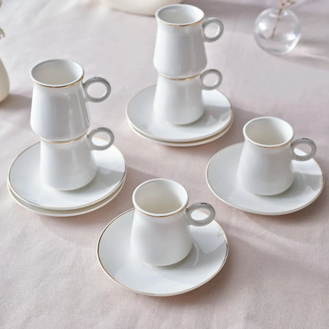 Karaca Wing 6 Personen Kaffeetassen-Set