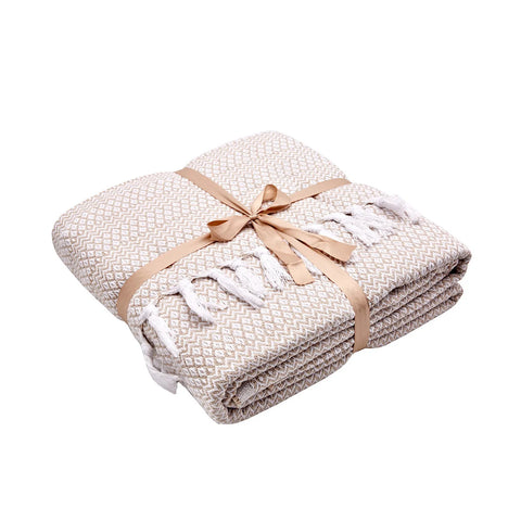 Karaca Home Levi Doppelpique, Milchkaffee