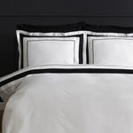 Karaca Home White Coll Charlotte Doppel Bettbezug Set, Weiß, Satin