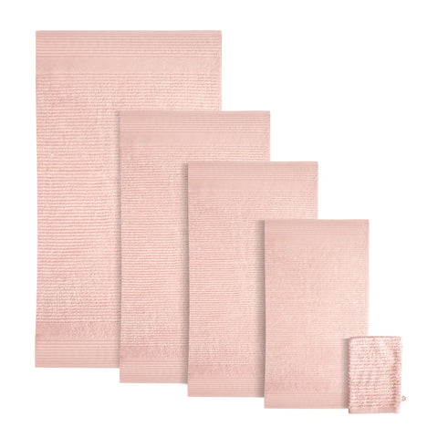 Karaca Rachel Supreme Handtuch-Set, Hellrosa