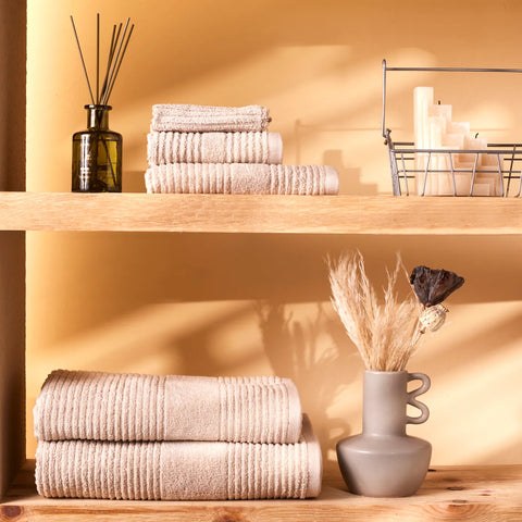 Karaca Rachel Supreme Handtuch, Beige, 50x100 cm