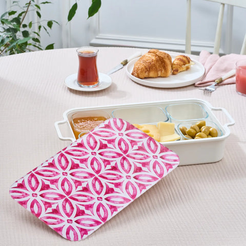 Karaca Jofy Frühstücksset, Rot