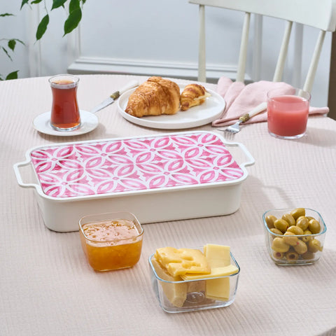 Karaca Jofy Frühstücksset, Rot