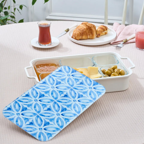 Karaca Jofy Frühstücksset, Blau