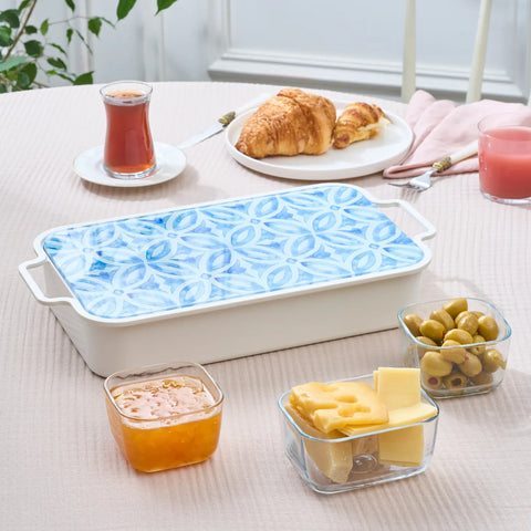Karaca Jofy Frühstücksset, Blau