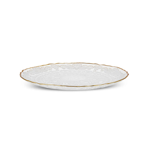 Karaca Dalia Gold Dessert-Set für 6 Personen, 7 teilig